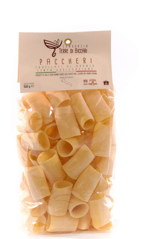 paccheri grano duro consorzio terre di biccari