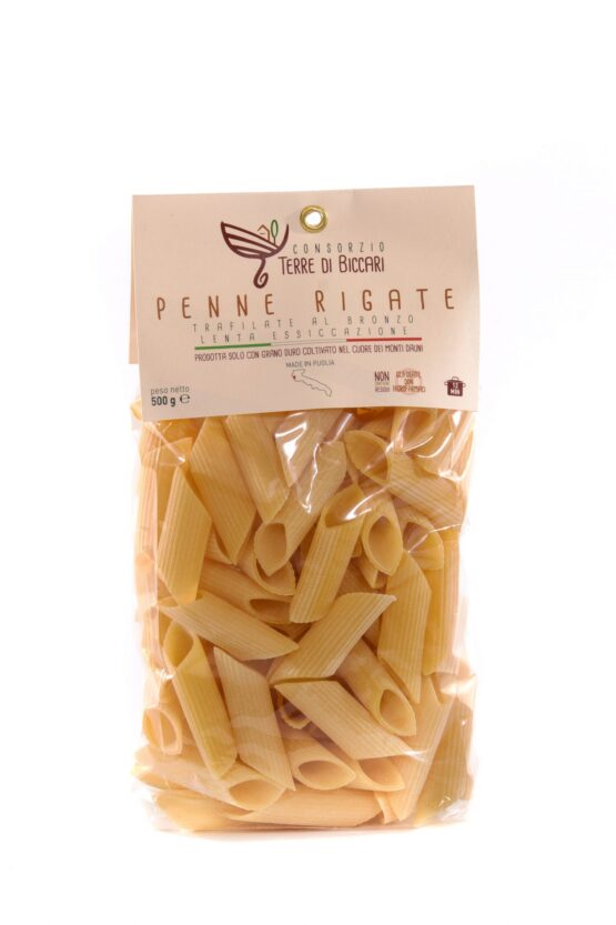 penne rigate grano duro consorzio terre di biccari